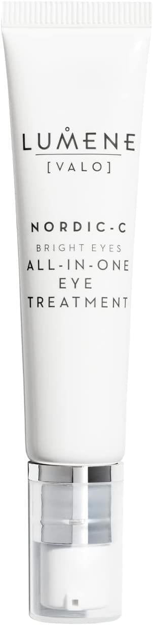 Lumene Bright Eyes All-In-One Multi-Purpose Eye Cream - Anti-Aging, Brightening, Vegan Formula for All Skin Types