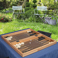 Star Turkish Backgammon Set, First CLAS Elite Vinyl Coated Solid Walnut Wooden Classical Design, B0851KZ5F5 - 1020098