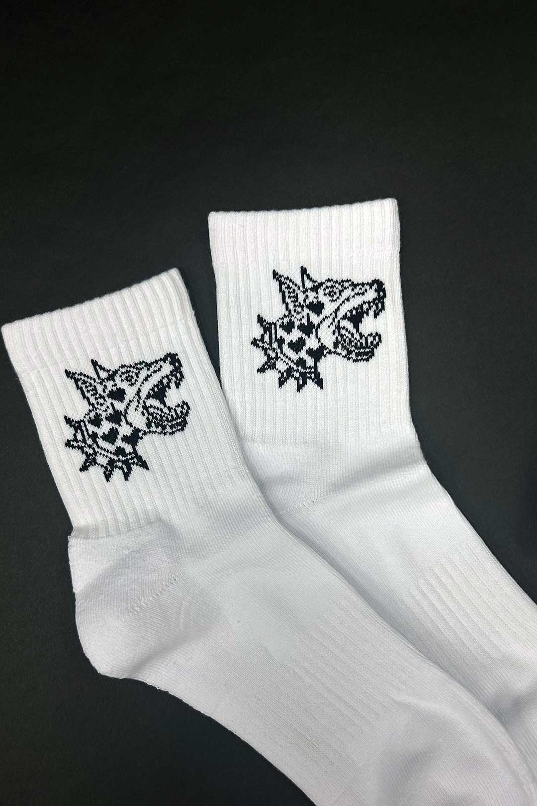 Thrash Happy Thrash Happy Quarter Crew Socks — side view