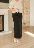 Inherit Co. Quinn Knit Maxi Skirt — back view