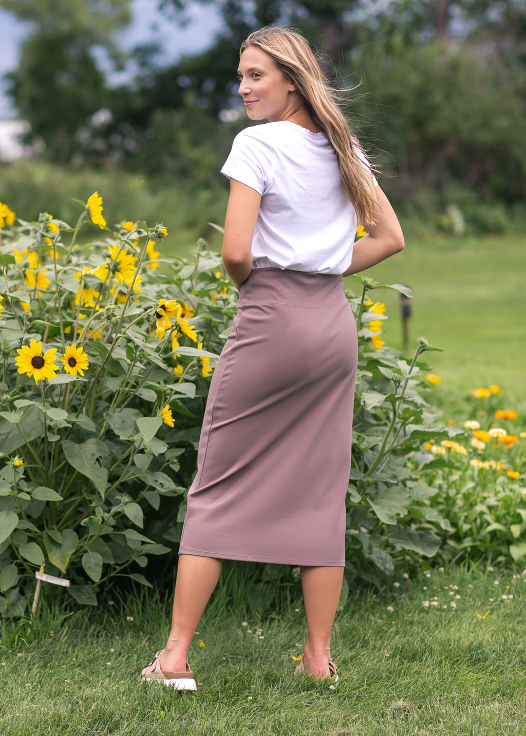 Inherit Co. Quinn Midi Skirt 31 Inch — main product shot