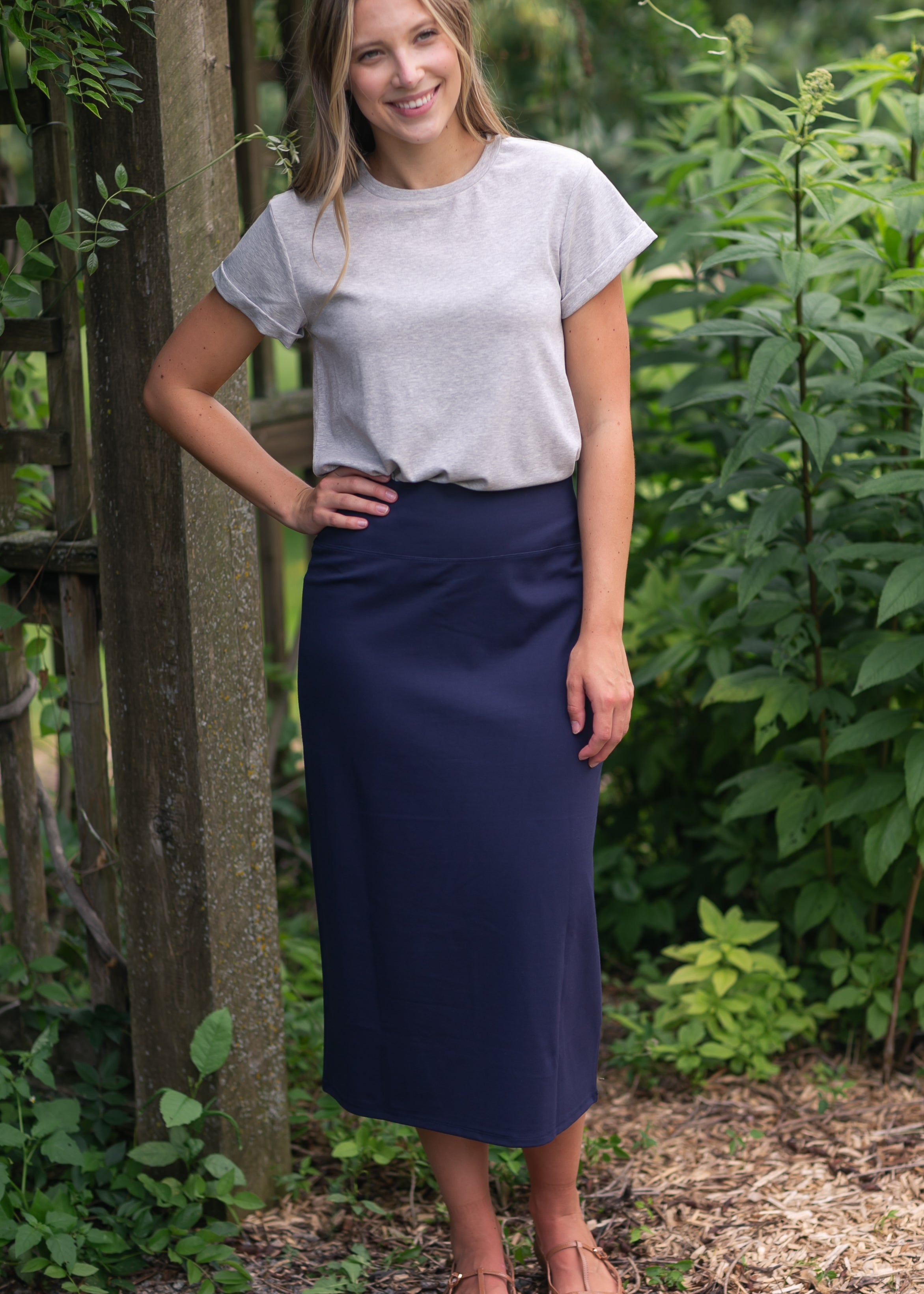 Inherit Co. Quinn Midi Skirt 31 Inch — lifestyle context