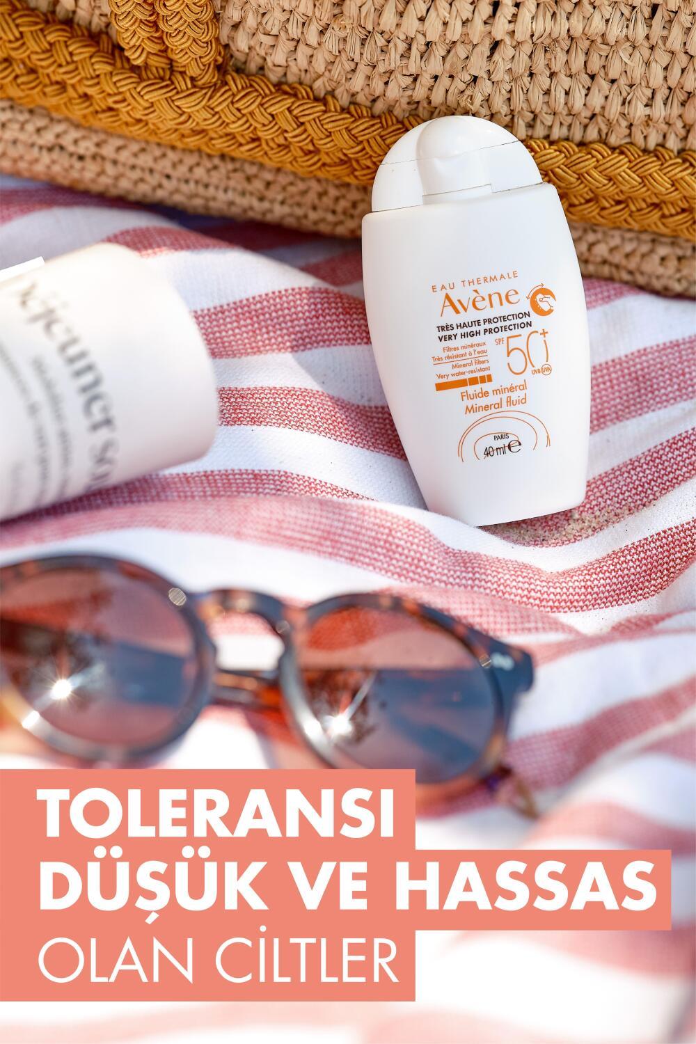 Avene Mineral Sunscreen SPF 50+ - Lightweight, Non-Greasy Protection for Sensitive Skin