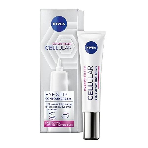 Nivea Hyaluron Cellular Filler Anti-Aging Eye Cream - Firming, Hydrating, Fine Lines & Wrinkles Reduction