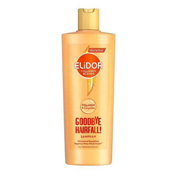 Elidor Collagen Blends Sulfate-Free Shampoo Goodbye Hairfall - 11.83 Fl Oz | Strengthening Formula
