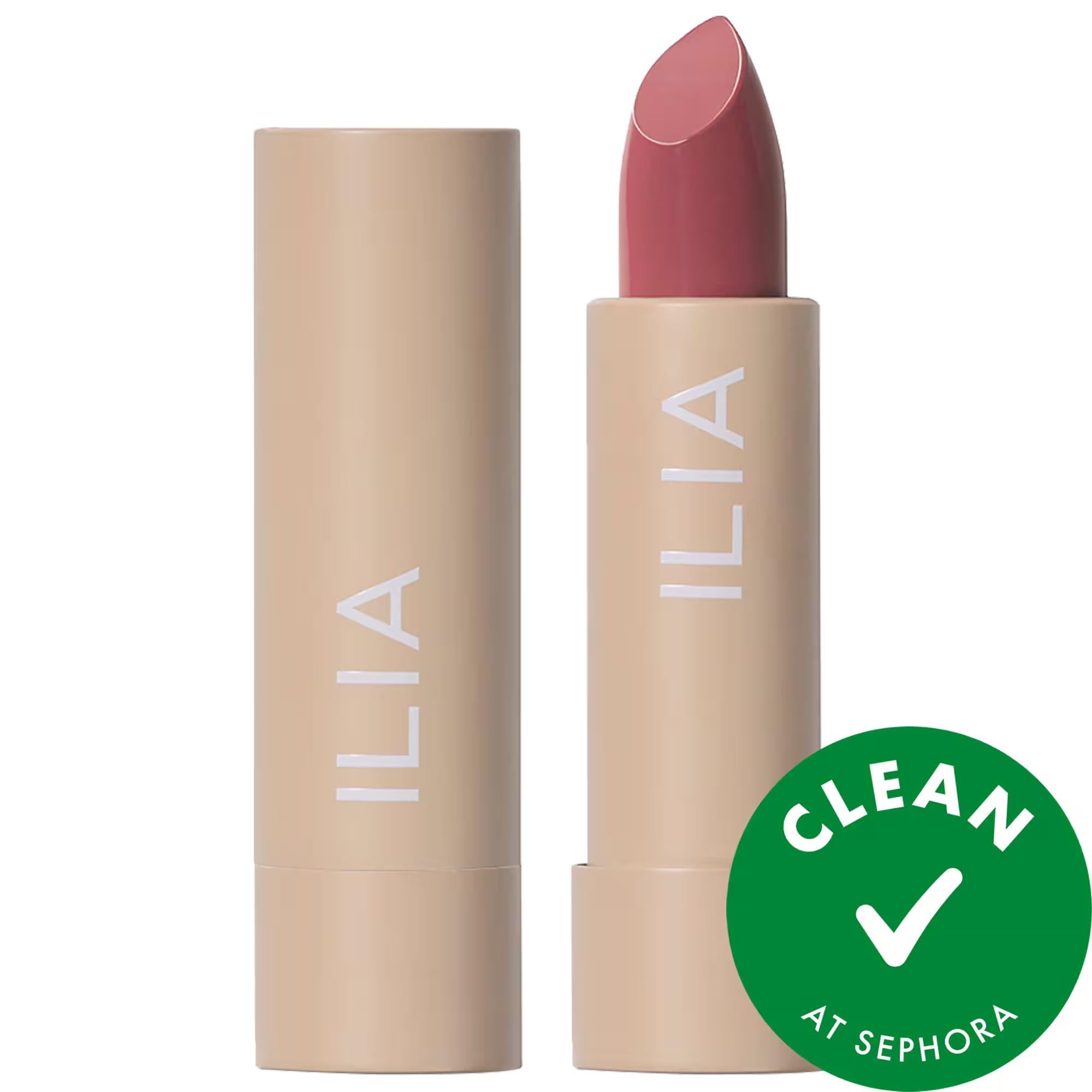 Ilia - Color Block High Impact Lipstick: Clean, Cruelty-Free Lip Color with Natural Ingredients & Long-Lasting Wear