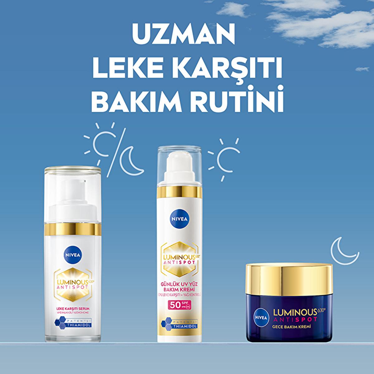 Nivea Luminous630 Anti-Spot Serum for Face - Reduces Dark Spots, Hydrates Skin