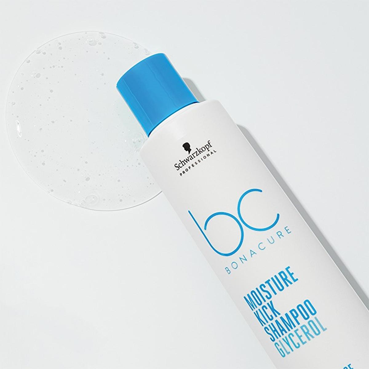 Bonacure Moisturizing Shampoo for Dry, Curly Hair - Sulfate-Free, Vegan, 8.45 fl oz