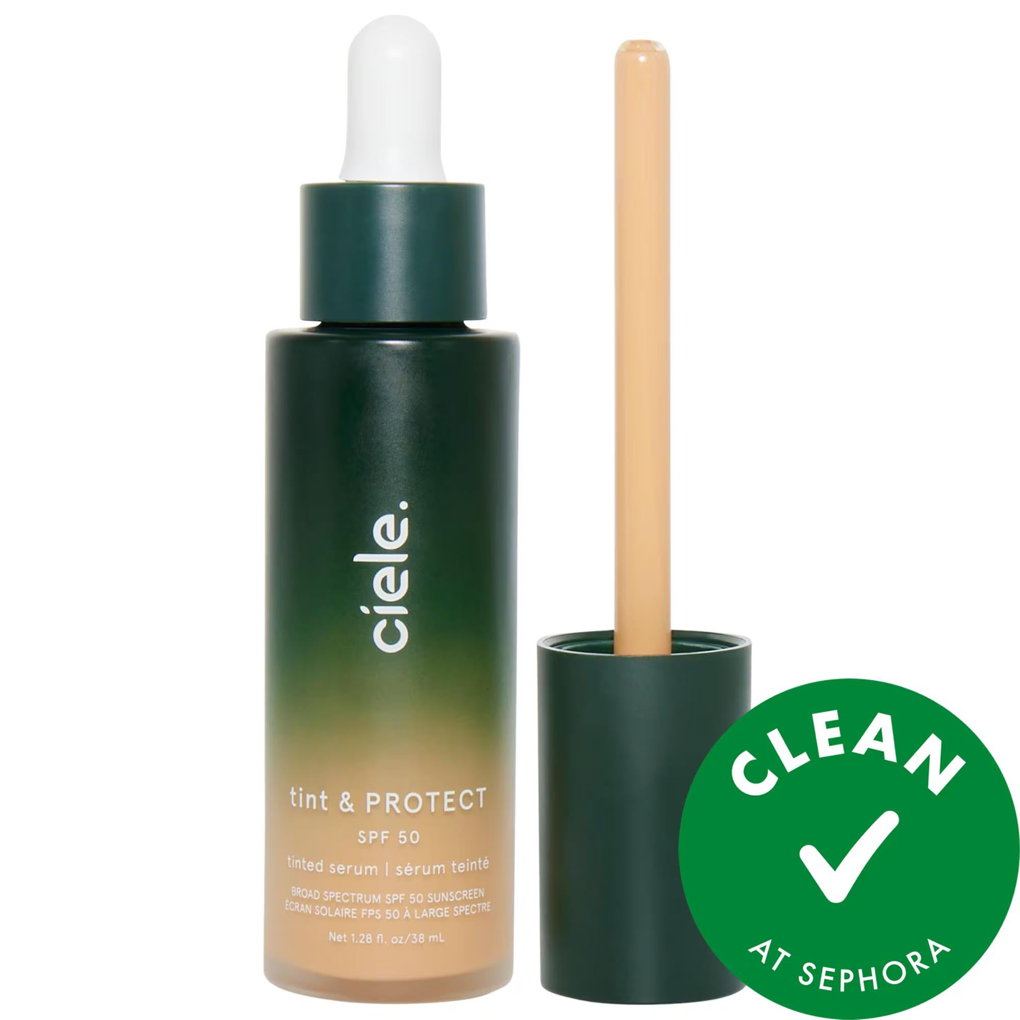 tint & PROTECT - Vegan Tinted Serum Foundation with SPF 50+ - Medium Coverage, Natural Finish, Cruelty-Free