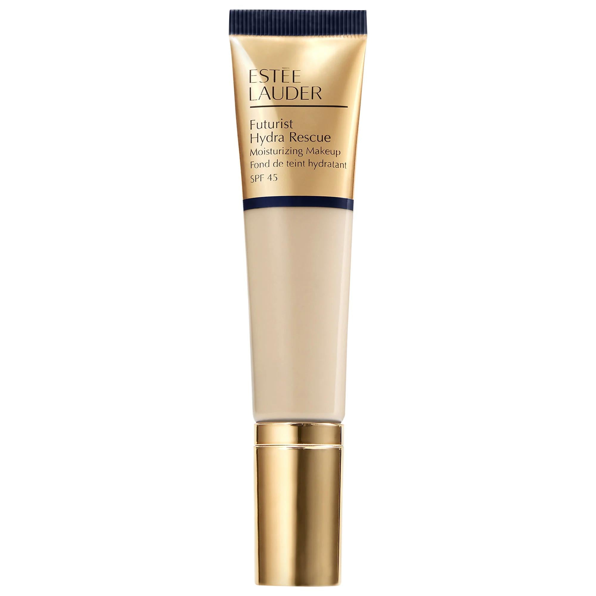 EstŽe Lauder Futurist Hydra Rescue Moisturizing Foundation SPF 45: Hydrating, Medium Coverage, Blue Light & Sun Protection