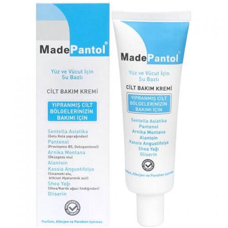 Madepantol Moisturizing Cream - Water-Based Skincare for Dry Skin, 50ml