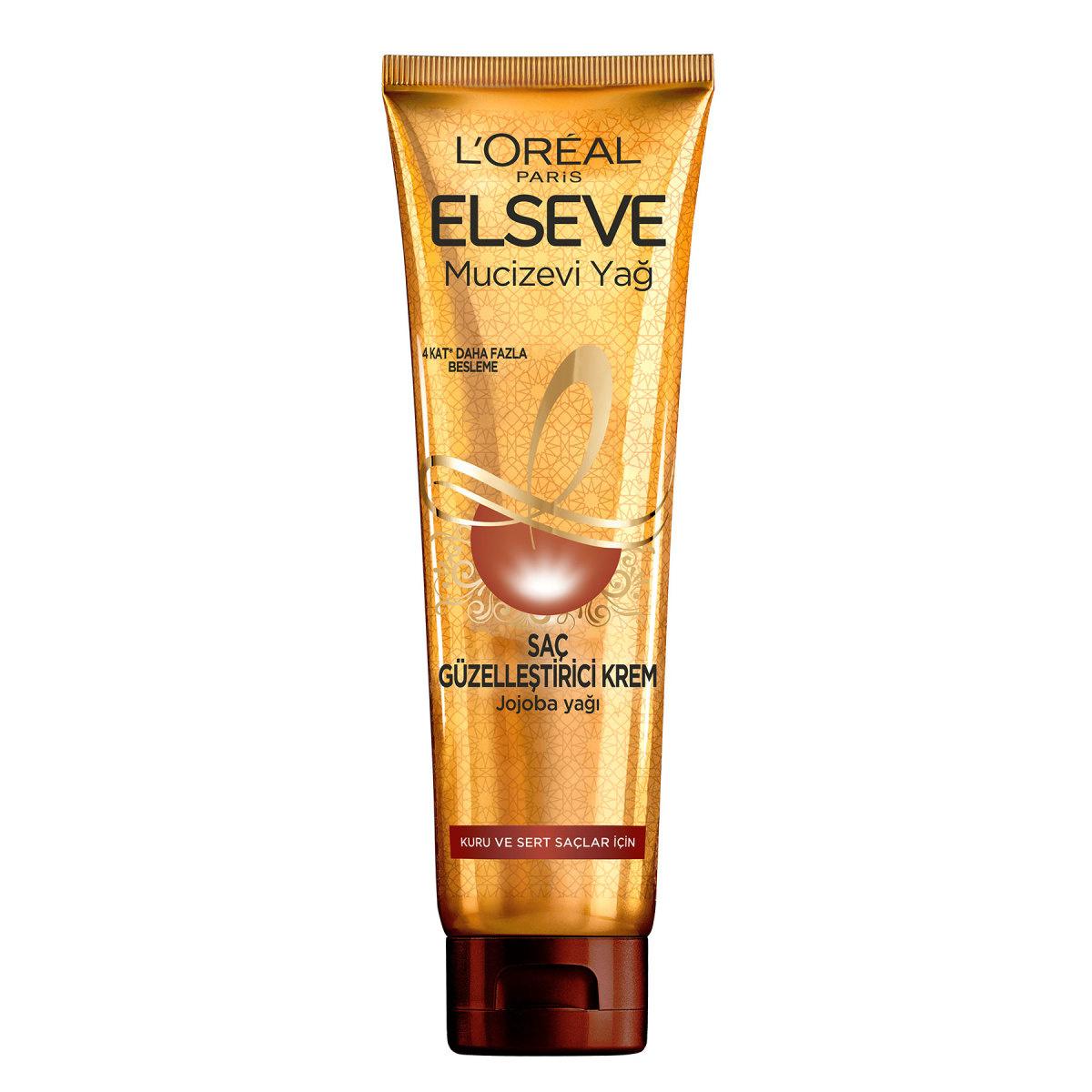 Loreal Paris Elseve Hair Beautifying Cream - Nourishing Jojoba Oil for Dry Hair | 5.07 fl. oz.