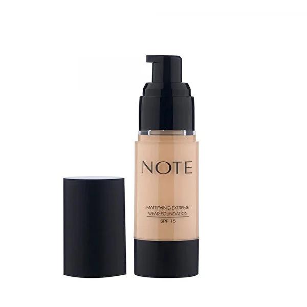 Note Mattifying Extreme Wear Foundation Makeup - Long-Lasting Matte Finish for Oily Skin