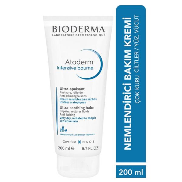 Bioderma Atoderm Intensive Moisturizing Body Balm for Dry & Sensitive Skin - Hypoallergenic & Paraben-Free