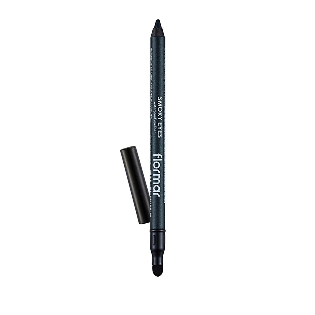 Flormar Smoky Eyes Waterproof Matte Eyeliner - Deep Khaki, Long-Lasting, Intense Pigment