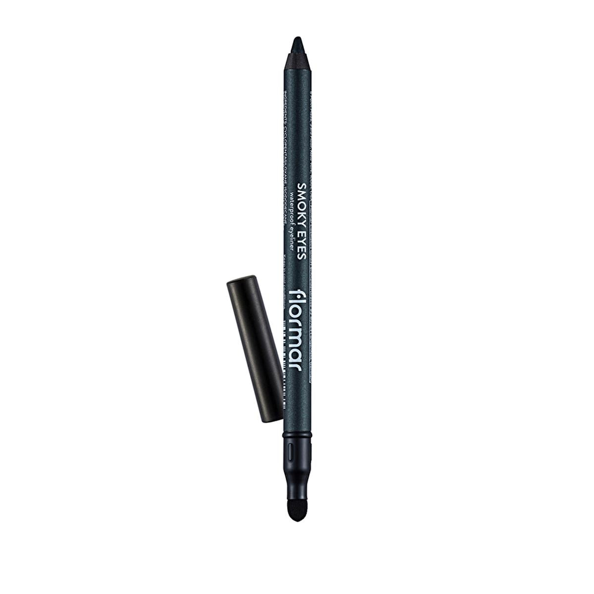 Flormar Smoky Eyes Waterproof Matte Eyeliner - Deep Khaki, Long-Lasting, Intense Pigment