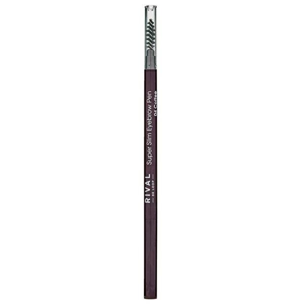 Rival de Loop Super Slim Coffee Eyebrow Pencil: Precise Definition, Natural Look - Define & Shape Brows Effortlessly.