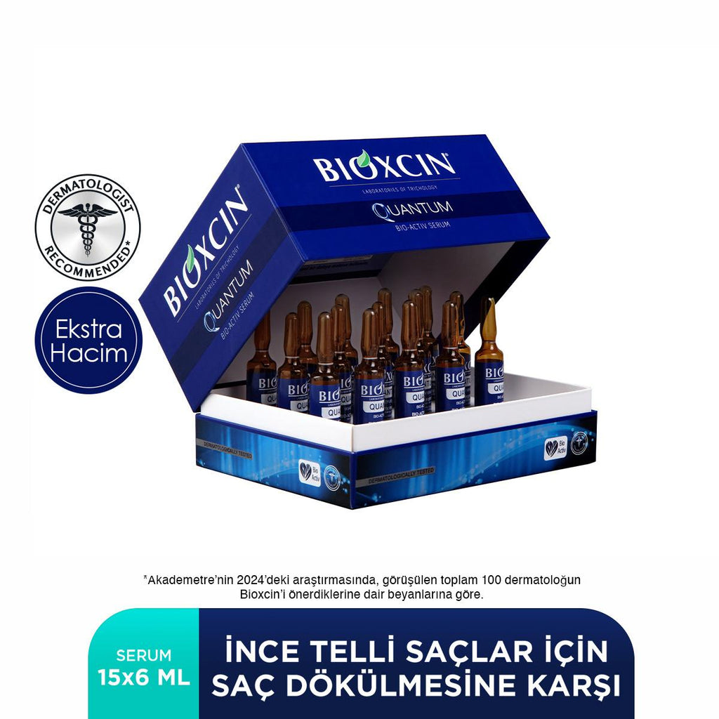 Bioxcin Quantum Bio-Activ Serum - Hair Loss Treatment & Nourishment for Thicker Hair