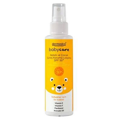 Dermoskin BabyCare SPF50+ Baby Sun Protection Lotion - Water-Resistant, Gentle Formula for Sensitive Skin