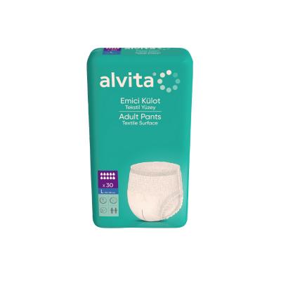 Alvita Adult Incontinence Pants L Size - Comfortable, Absorbent, Discreet Protection for Adults