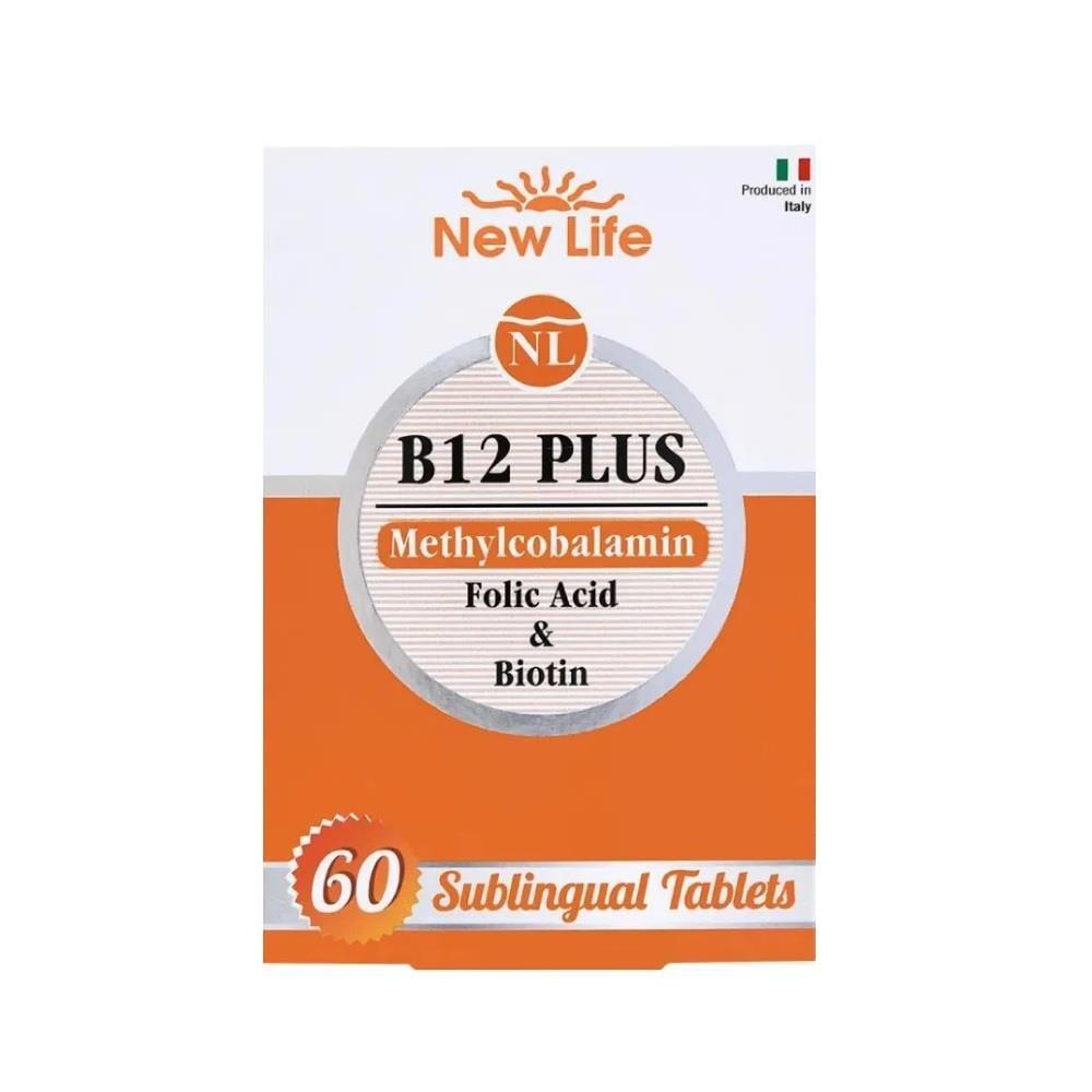 New Life B12 Plus - Methyl B12 Supplement | 60 Tablets