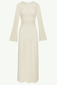 Rachel Crochet Maxi Dress - Off White Clothing Veiled 