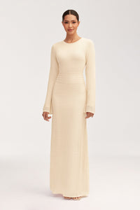 Rachel Crochet Maxi Dress - Off White Clothing Veiled 