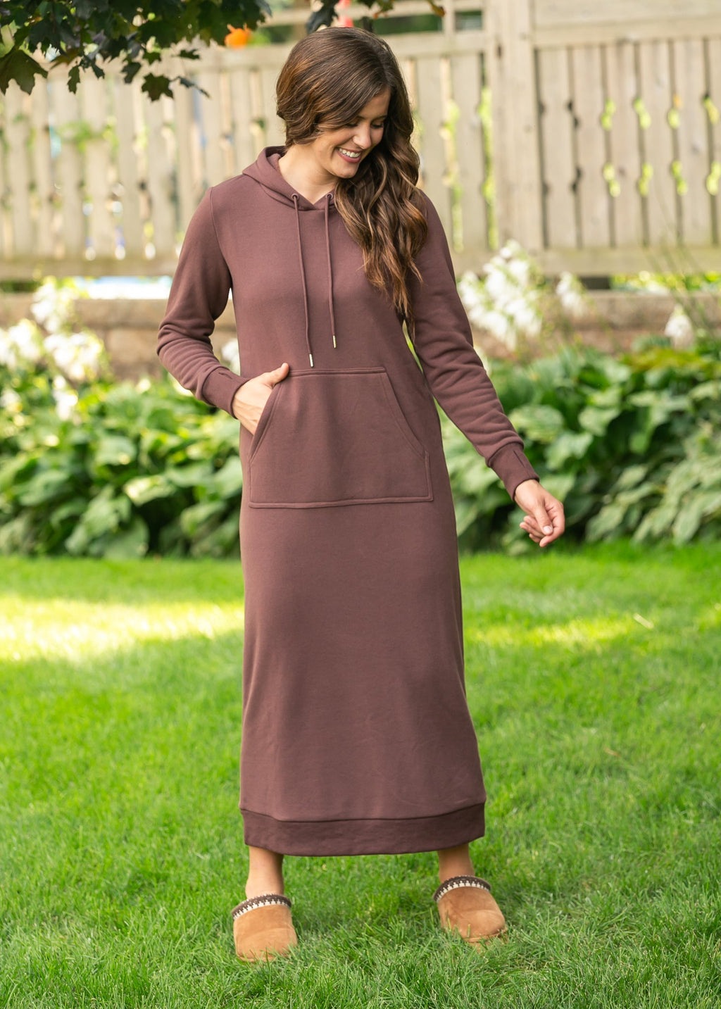 Inherit Co. Rae Hoodie Sweatshirt Dress - FINAL SALE — flat-lay composition