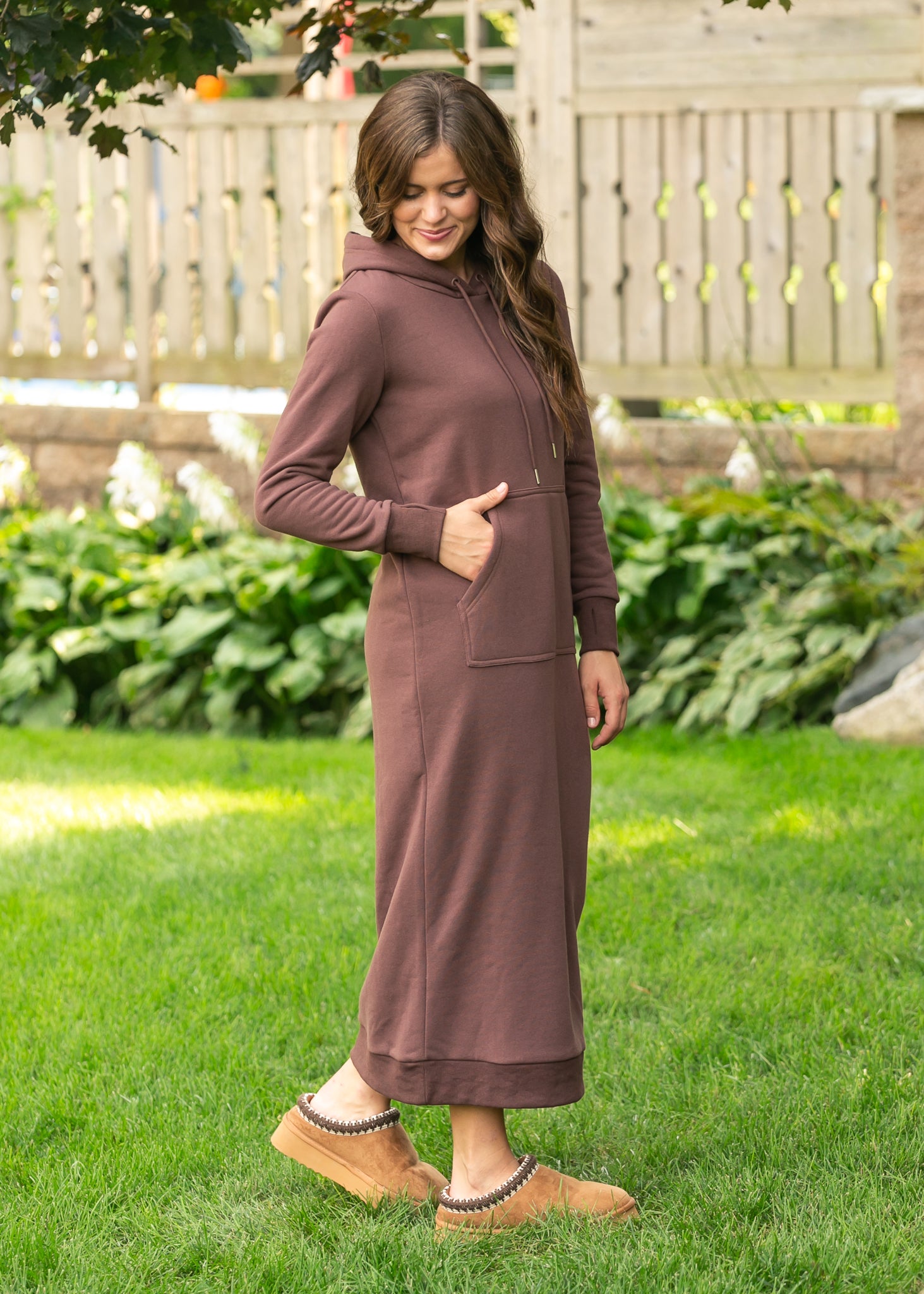 Inherit Co. Rae Hoodie Sweatshirt Dress - FINAL SALE — main product shot