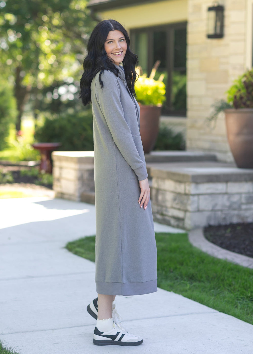 Inherit Co. Rae Hoodie Sweatshirt Dress - FINAL SALE — feature highlight
