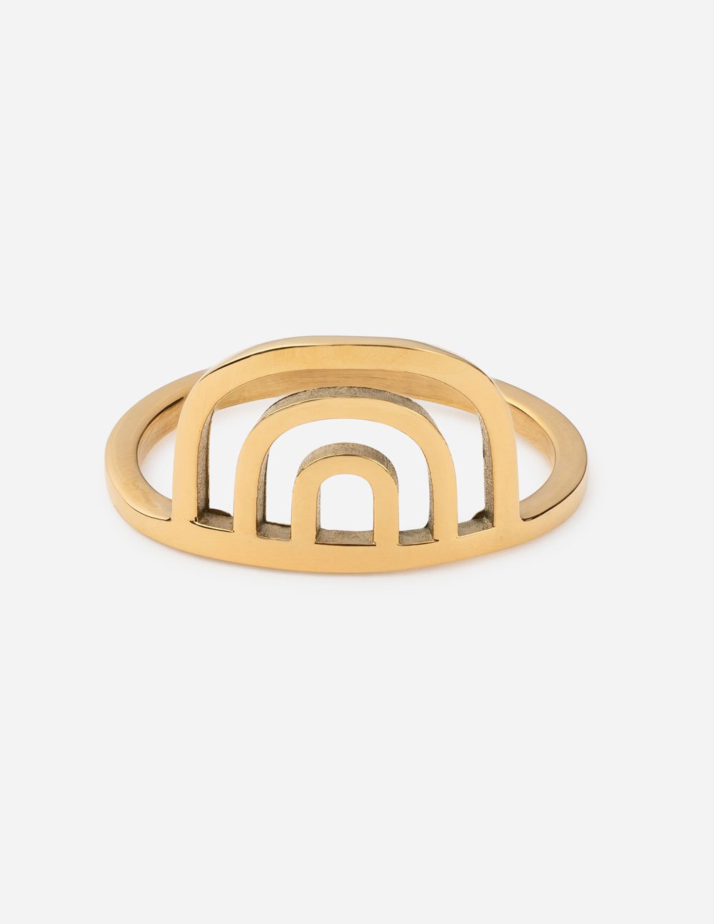 Elevated Faith Rainbow Arch Ring — main product shot