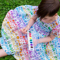Princess Awesome & Boy Wonder "Smarty Paints" Rainbow Art Supplies Super Twirler Dress with Pockets — main product shot