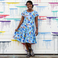 Princess Awesome & Boy Wonder Adult Rainbow Breathing Dragons Super Twirler Dress with Pockets — main product shot