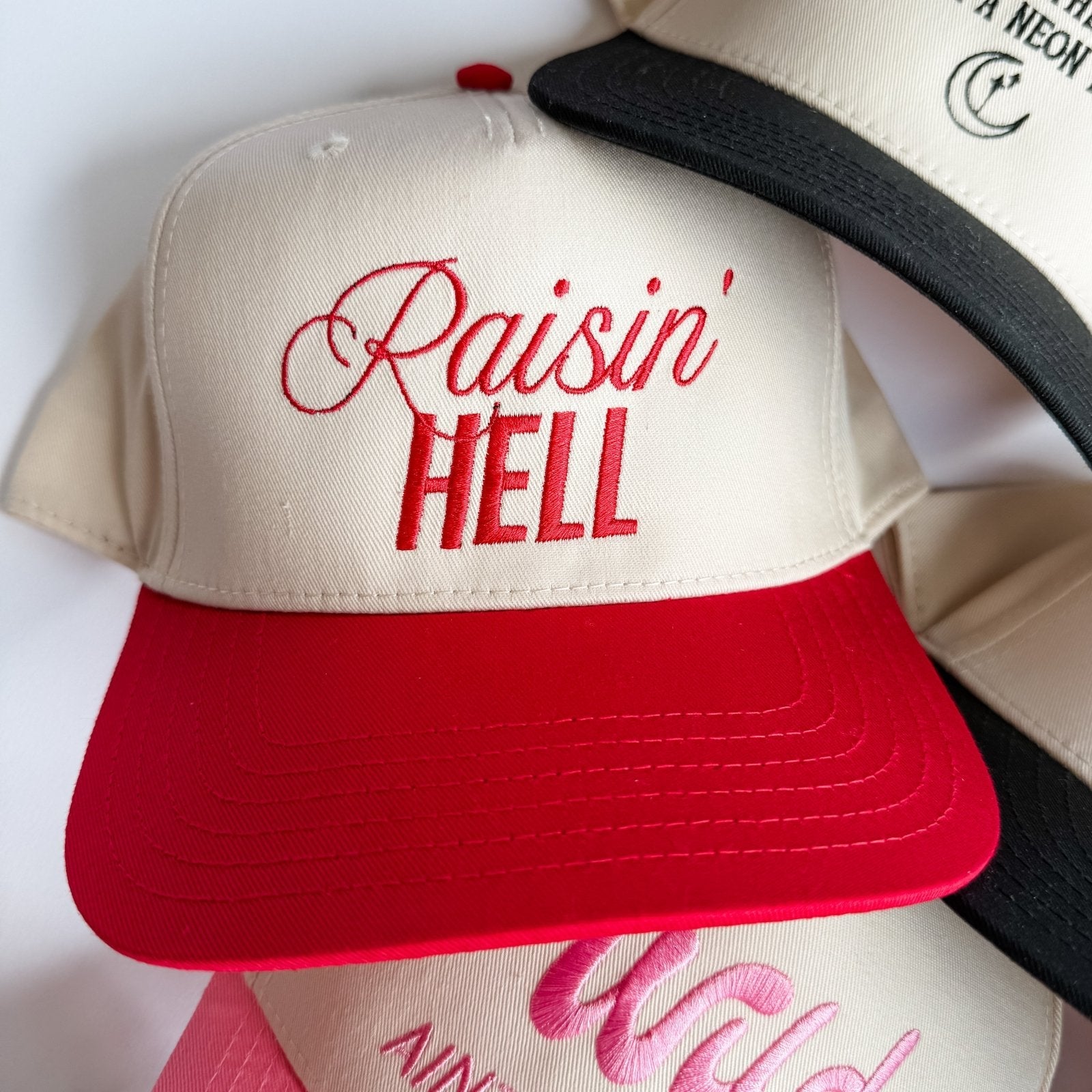 Coco & Rho Raisin' Hell - Trucker Hat — main product shot