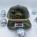Coco & Rho Raising Legends Camo- Trucker Hat — main product shot