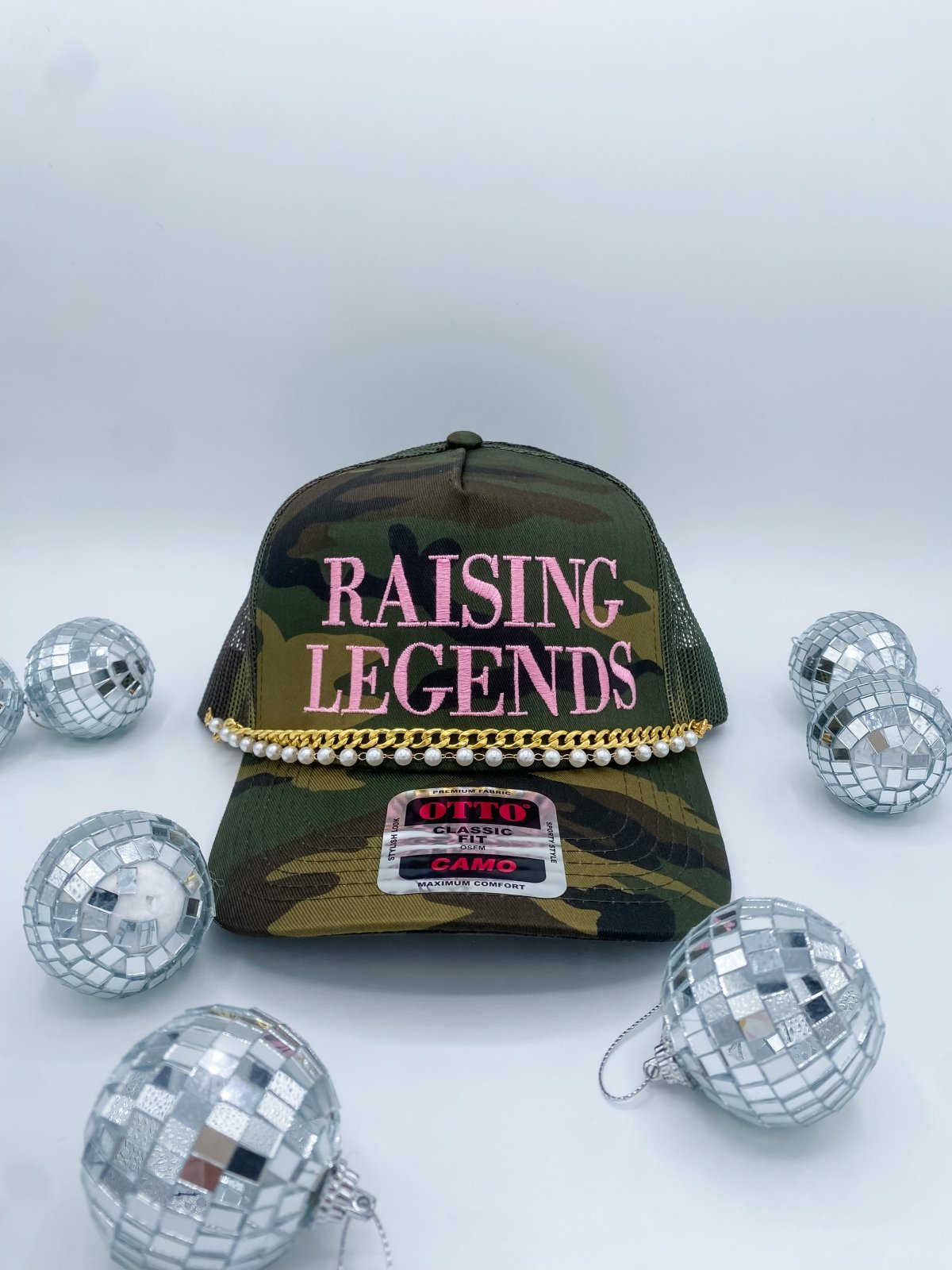 Coco & Rho Raising Legends Pink Camo - Trucker Hat — main product shot