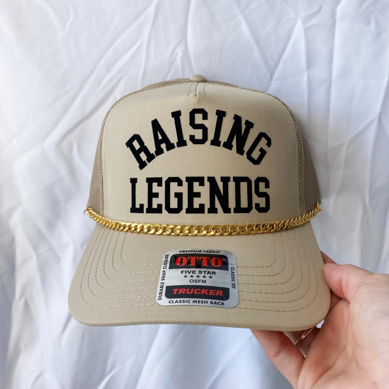 Coco & Rho Raising Legends- Trucker Hat — detail close-up