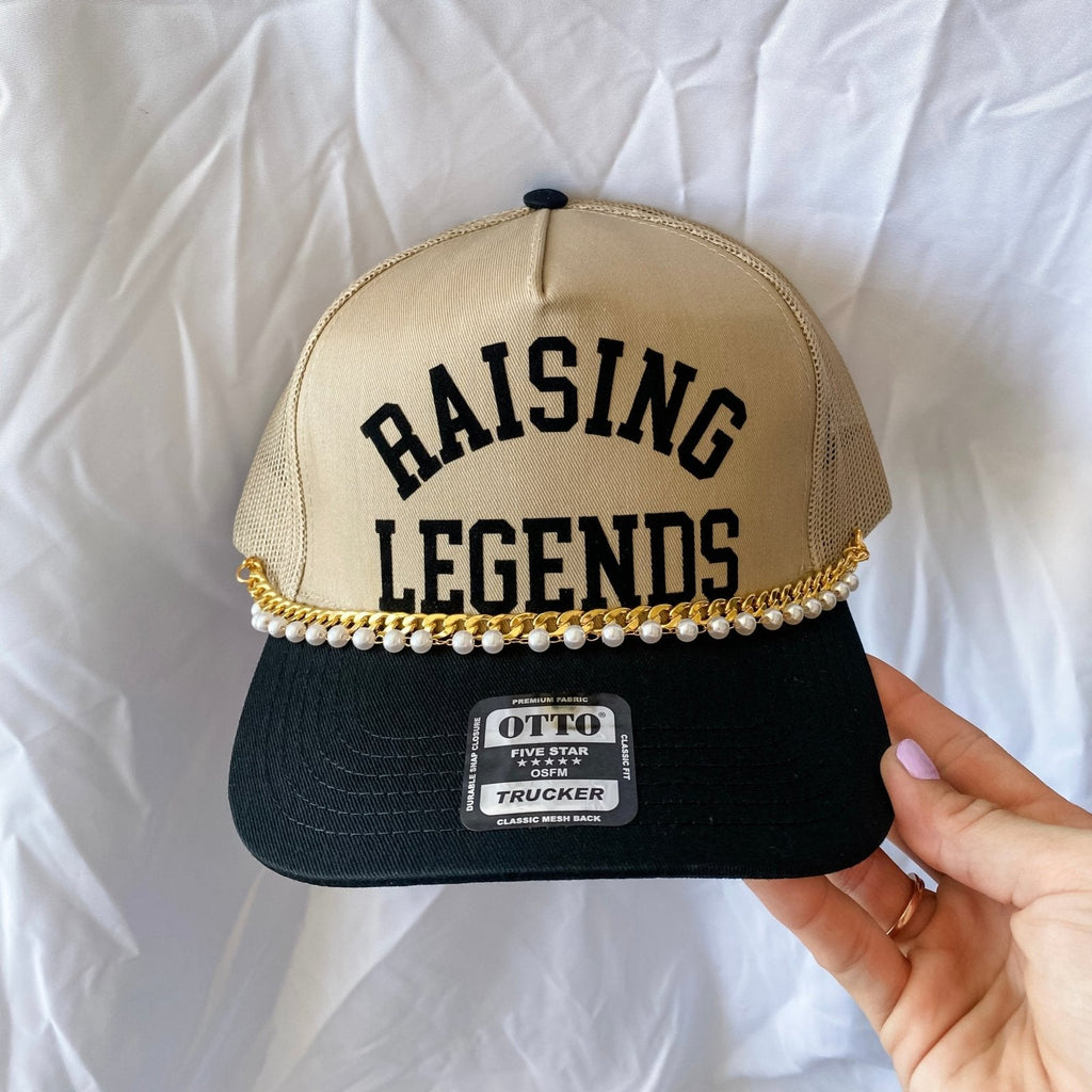 Coco & Rho Raising Legends V2- Trucker Hat — construction detail