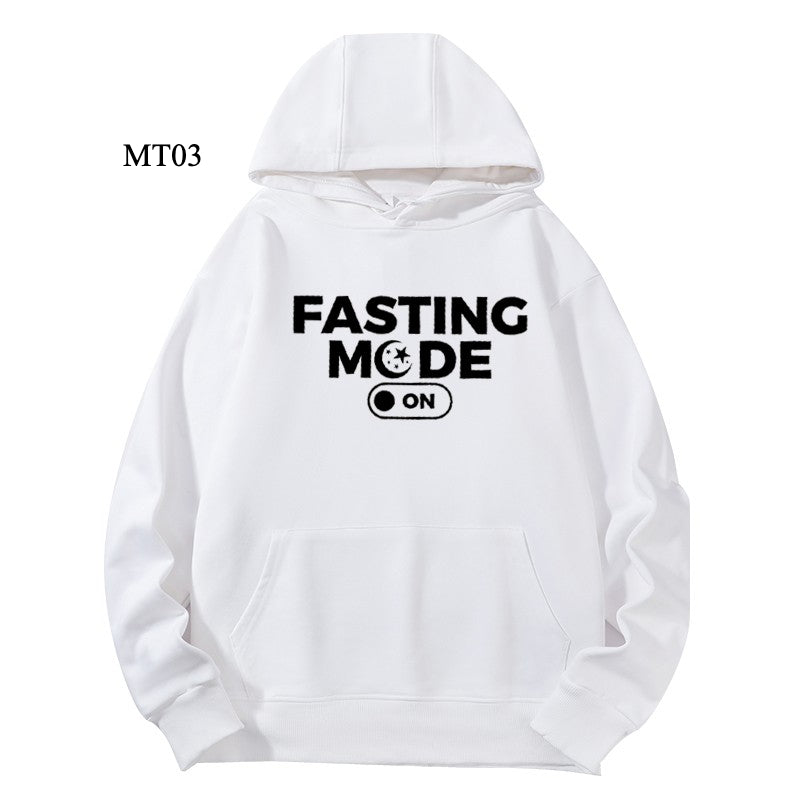 Mariam's Collection Ramadan Keffiyeh Customizable Hoodie t-shirt for Adults – High-Quality, Hooded… — main product shot