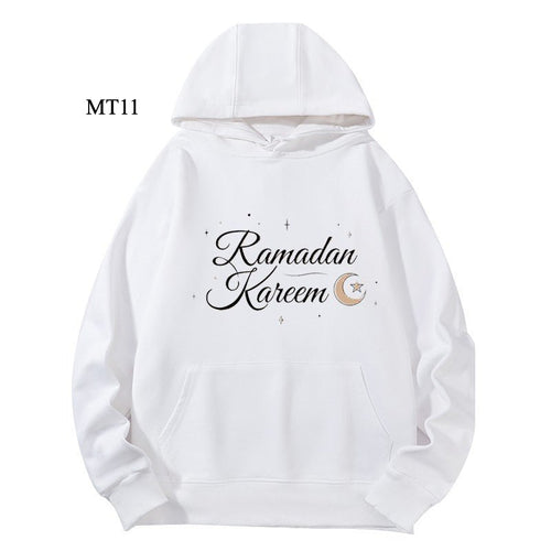 Ramadan Keffiyeh Customizable Hoodie t-shirt for Adults – High-Quality, Hooded Design (MTC002)