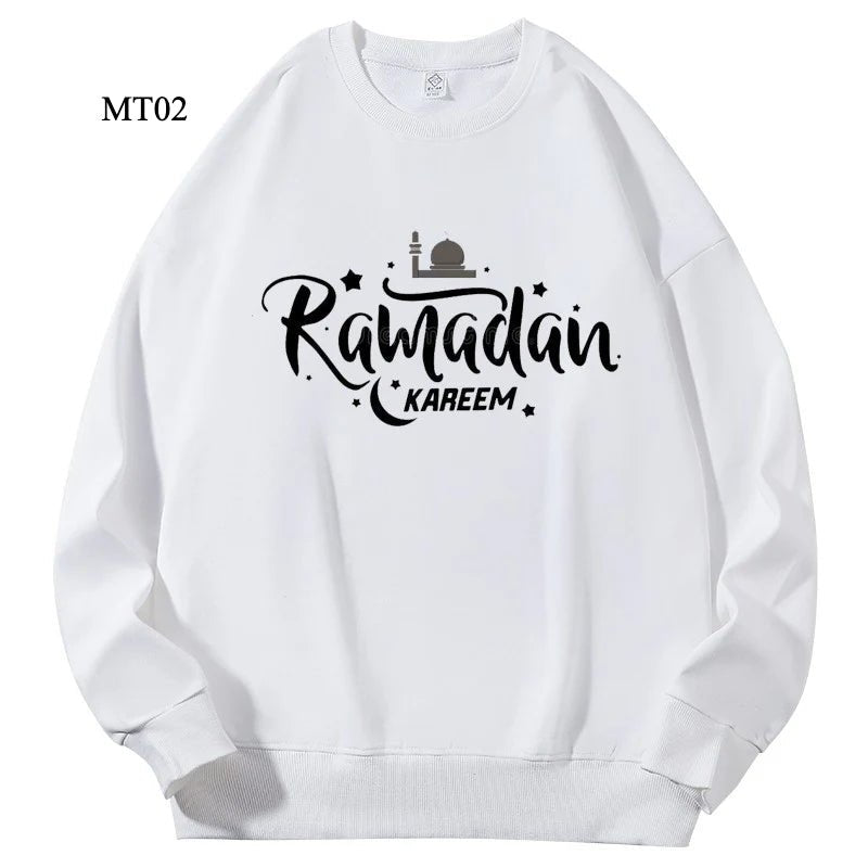 Mariam's Collection Ramadan Keffiyeh Customizable Sweatshirt for Adults – High-Quality, No-Hood… — detail shot 8