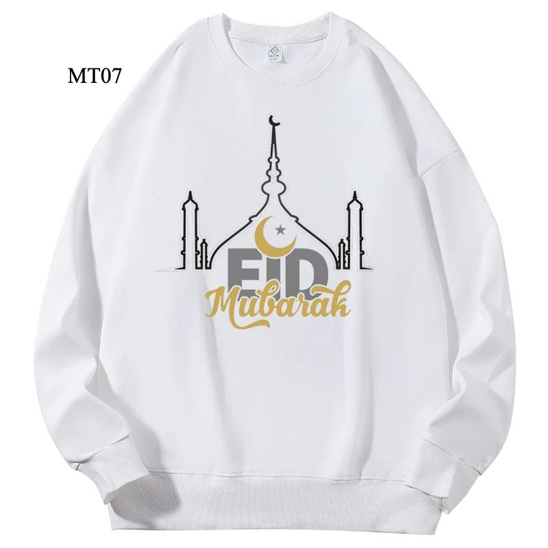 Mariam's Collection Ramadan Keffiyeh Customizable Sweatshirt for Adults – High-Quality, No-Hood… — detail shot 7