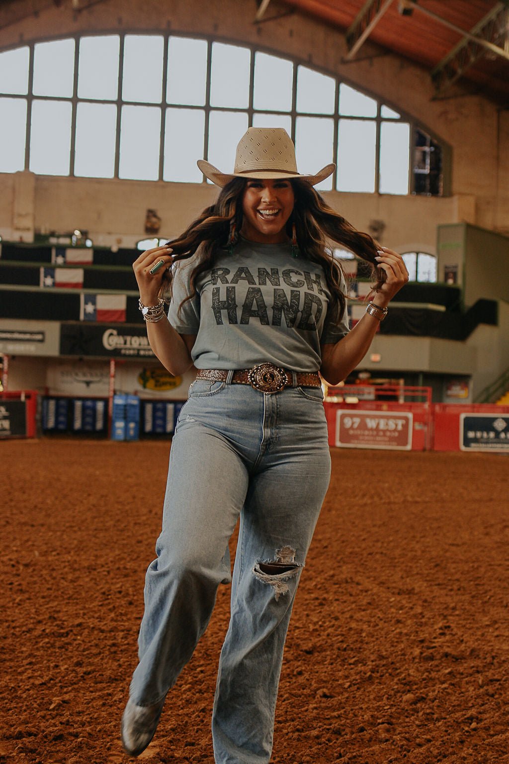Wild Junkie Ranch Hand Graphic Tee — lifestyle context