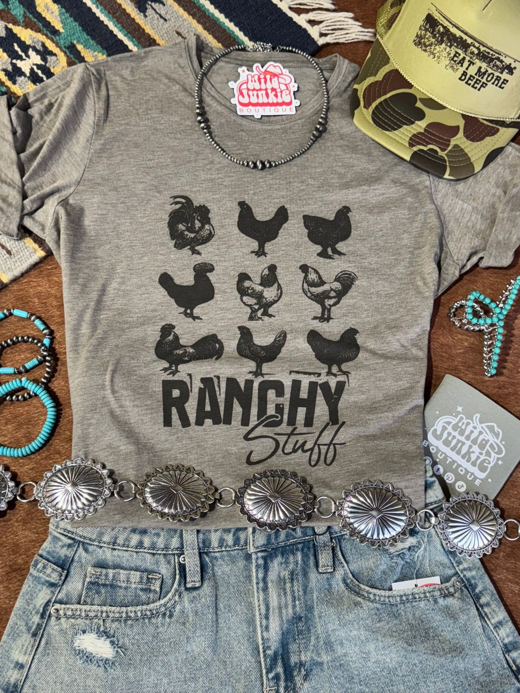 Wild Junkie Ranchy Stuff Graphic Tee — alternative angle