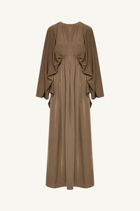 Rawiyah Pleated Kaftan - Olive Abayas Veiled 
