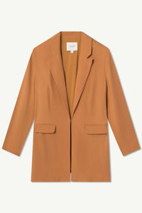 Rayan Organza Two Piece Blazer - Brown Sugar Clothing Veiled 