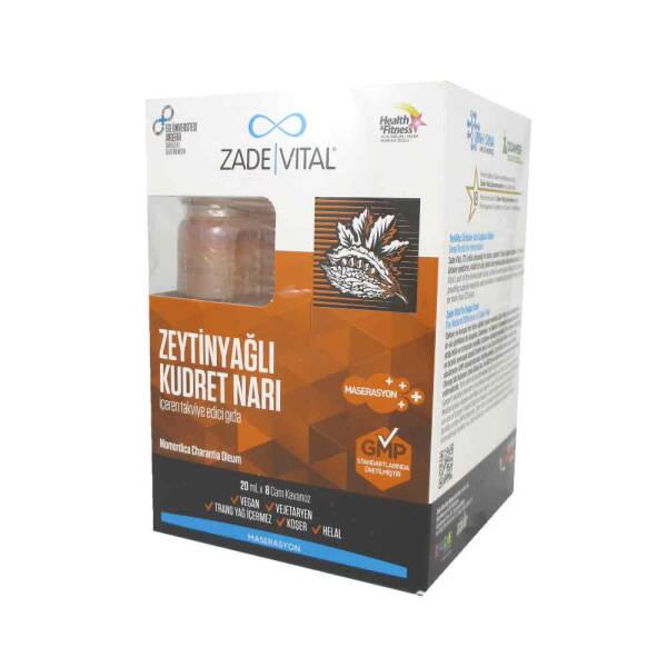 Zade Vital Bitter Melon Supplement with Extra Virgin Olive Oil - 8x20ml Dietary Support