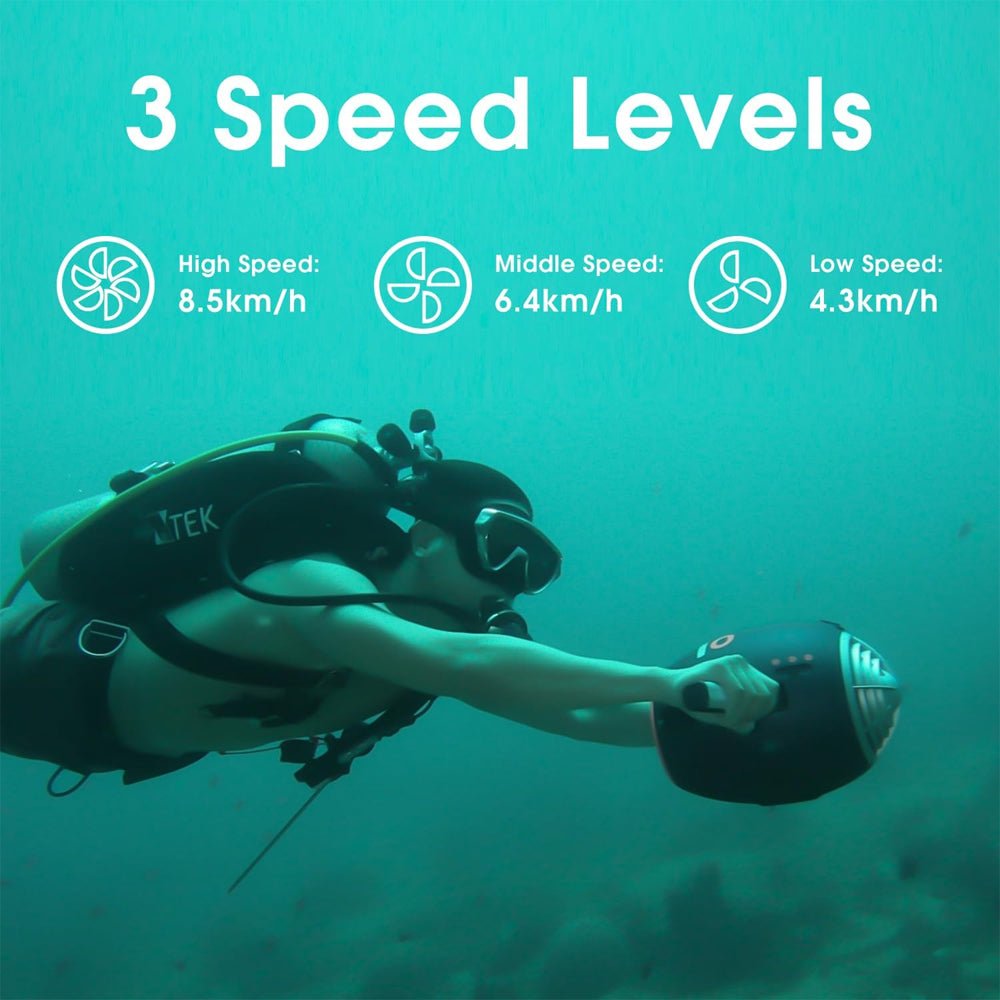 RBS WARP 10 630W 3-Speed Underwater Sea Scooter For Scuba Diving And Snorkeling (SAK94185) – SAKSBY WHOLESALE, view 9