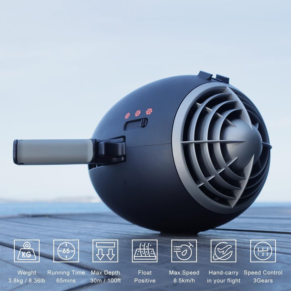 RBS WARP 10 630W 3-Speed Underwater Sea Scooter For Scuba Diving And Snorkeling (SAK94185) – SAKSBY WHOLESALE, view 2