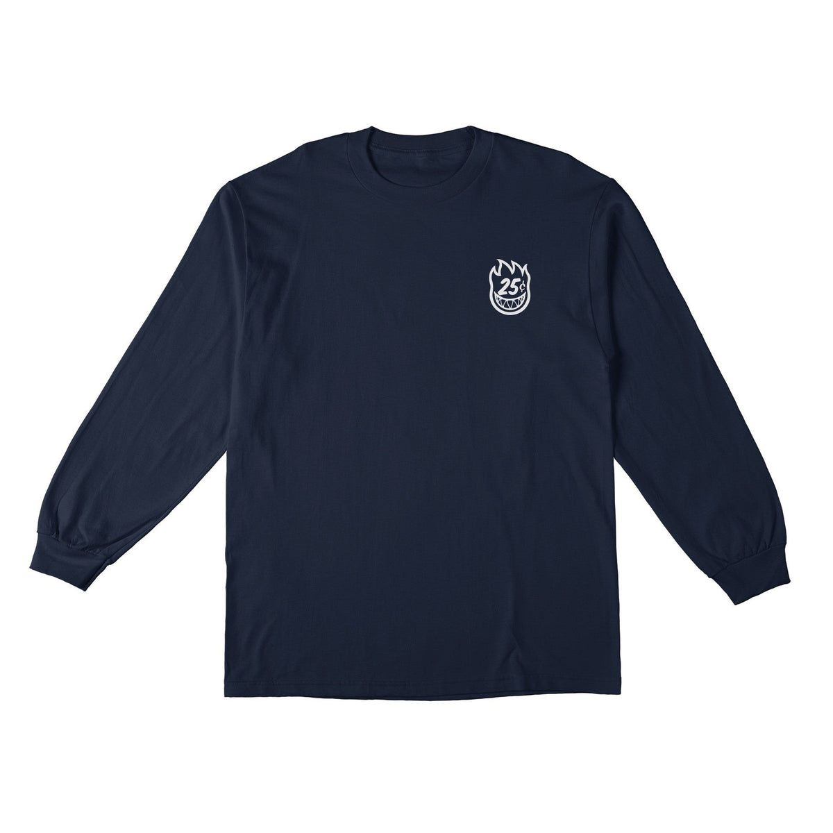 Spitfire X QS Quarter Classic Long Sleeve Tee - Navy/White by Skates USA